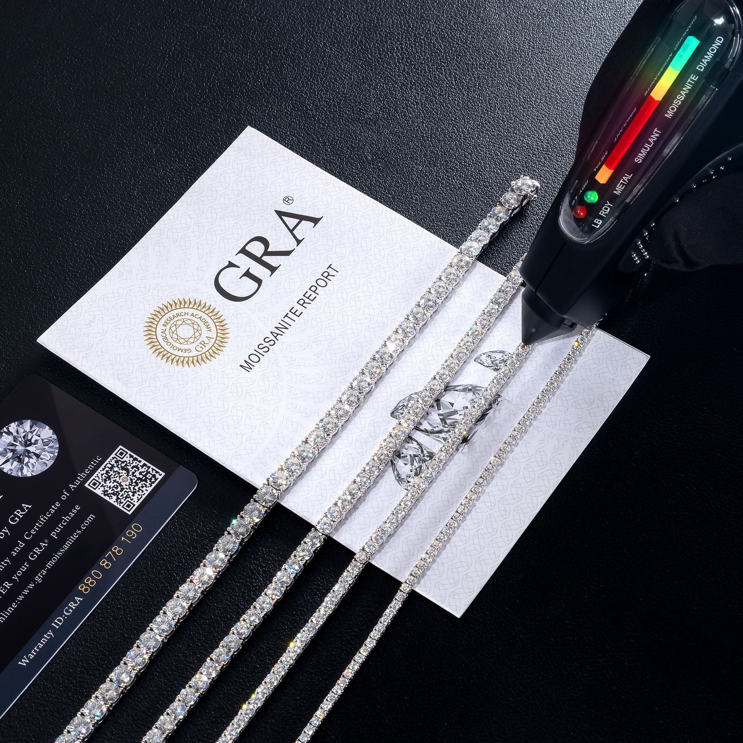 Iced Moissanite Tennis Bracelet