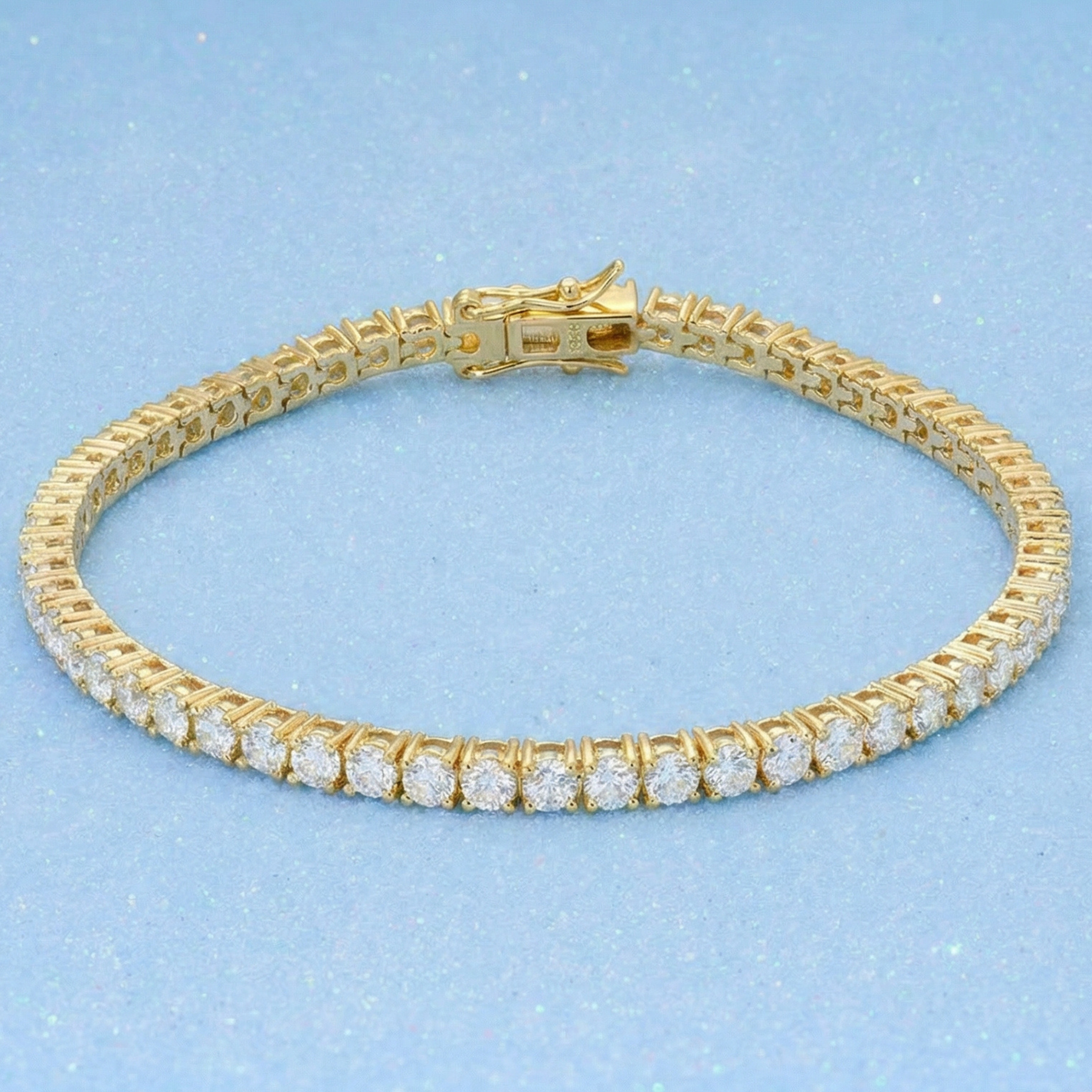 Iced Moissanite Tennis Bracelet